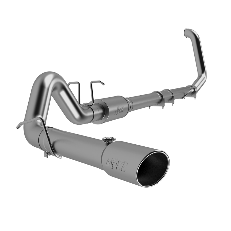 Untitled design (20) MBRP 4" Turbo Back Single Side Exit, T409 Stainless Steel (S6200409) for 1999-2003 Powerstroke 7.3L - Image 1