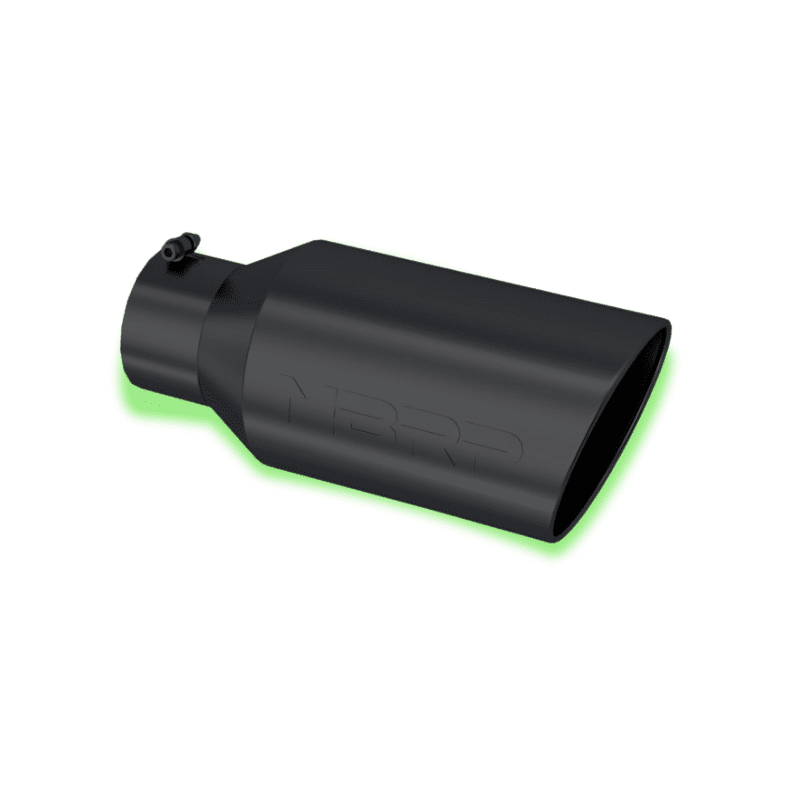 Untitled design (30) 5" Inlet Exhaust Tip (T5129BLK), Black Coated Tip, Universal Fit - Image 1