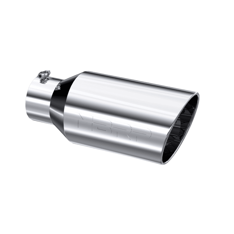 Untitled design (37) MBRP 8" Outlet (T5129), Single Wall, Rolled Angle Cut, T304 Stainless Steel - Image 1