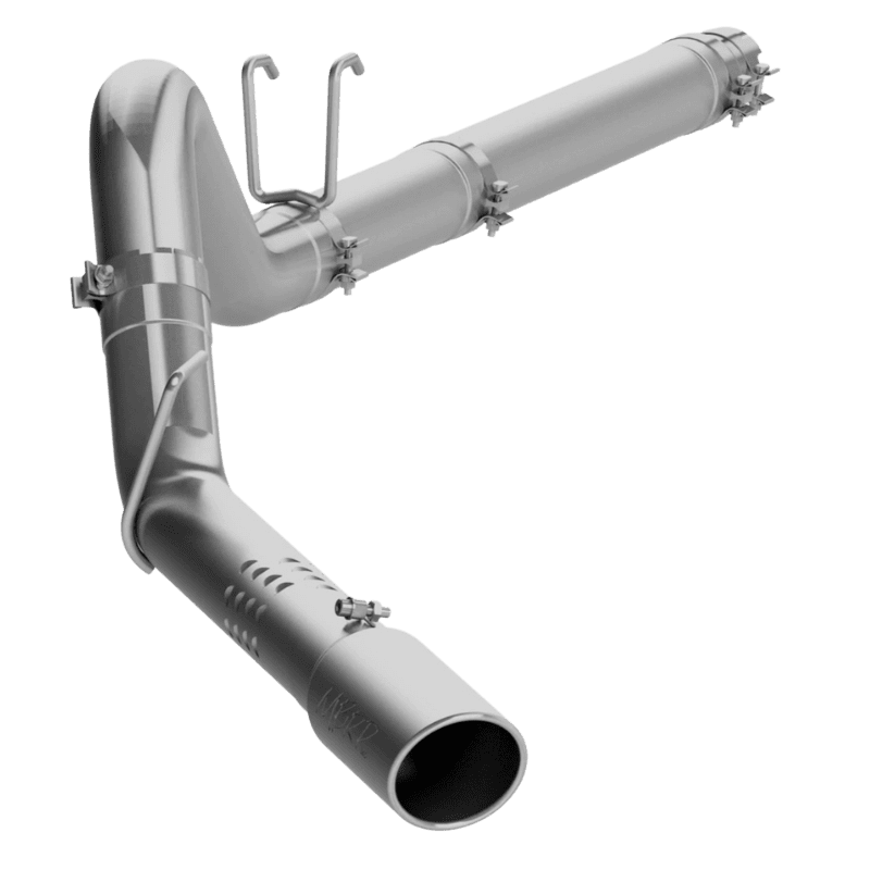 Untitled design (47) MBRP 4" DPF-Back Exhaust Single Side Exit, Tour Profile, Armor Lite (S6242AL) for 2008-2010 Powerstroke 6.4L - Image 1
