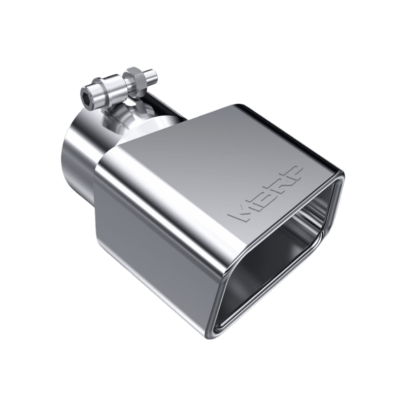 Untitled design (91) MBRP Tip, 4.75" x 3" , Rectangle, Angled Cut (T5120) 3" O.D. inlet, Pass. Side, 7" length - Image 1