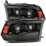 AlphaRex 880540 LUXX series LED projector headlights alpha black Cummins