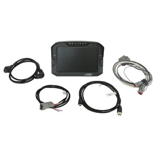 AEM 30-5701 CD-7L carbon digital dash display with data logging