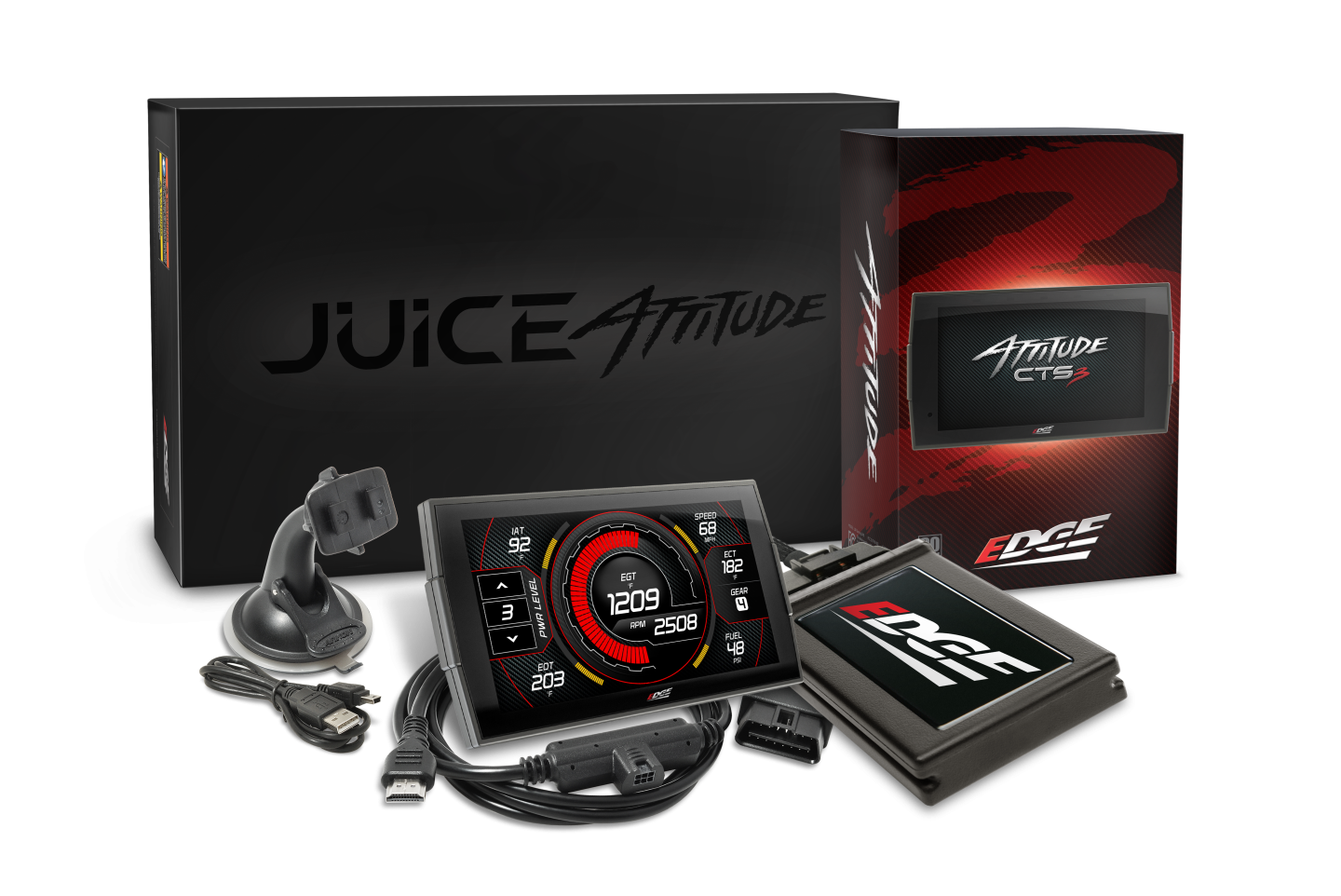 ba4fe4b867955b202da72afee369523841baa46d Edge Juice with Attitude CTS3 Cummins tuner with touchscreen monitor