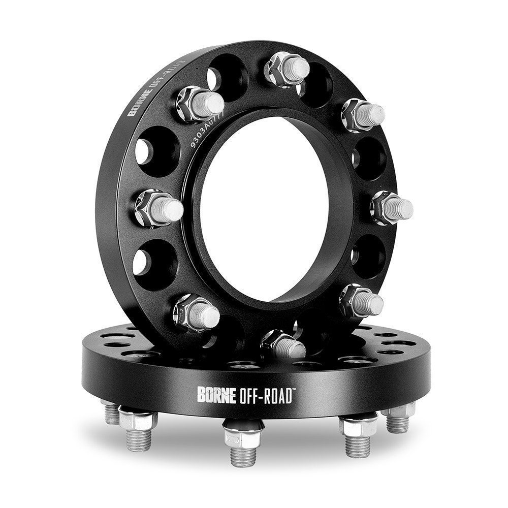 bnws-002-250bk_1_yofamhfvnryth24i Borne Off-Road Wheel Spacers 8X170 125 32 M14 Black (BNWS-002-320BK) fits 2003-2024 Ford - Image 1
