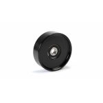 Fleece Upper Fan Pulley Idler - Black Finish Contrast Cut (FPE-34657-BLK-SPK) for 2003-2018 Cummins 5.9L / 6.7L - Image 2