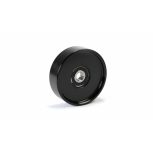 Fleece Upper Fan Pulley Idler - Black Finish Contrast Cut (FPE-34657-BLK-SPK) for 2003-2018 Cummins 5.9L / 6.7L - Image 2