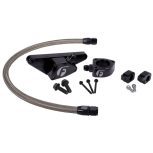 Fleece Coolant Bypass Manual Transmission w/Stainless Steel Braided Line (FPE-CLNTBYPS-CUMMINS-MAN-SS) for 2003-2007 Cummins 5.9L
