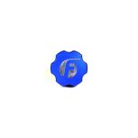 Fleece Blue Billet Oil Cap Cover (FPE-OC-CR-F-BLU) for 2003-2018 Cummins 5.9L / 6.7L