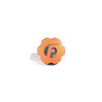 Fleece Orange Billet Oil Cap Cover (FPE-OC-CR-F-ORG) for 2003-2018 Cummins 5.9L / 6.7L - Image 2
