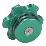 Fleece Green Billet Fuel Cap (FPE-FC-1316-GRN) for 2013-2018 Cummins 6.7L - Image 2