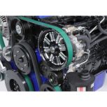 Fleece Black Dual Pump Spoke Pulley (FPE-34211-BLK-SPK) for 2003-2018 Cummins 5.9L / 6.7L - Image 2