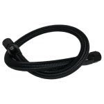 Fleece Common Rail/VP44 Black Nylon Braided Coolant Bypass Hose (FPE-CLNTBYPS-HS-CRVP-BLK) for 1998.5-2018 Cummins 5.9L / 6.7L