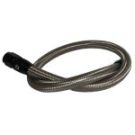 Fleece 39.50" Coolant Bypass Hose - Stainless Steel Braided (FPE-CLNTBYPS-HS-12V-SS) for 1994-1998 Cummins 5.9L