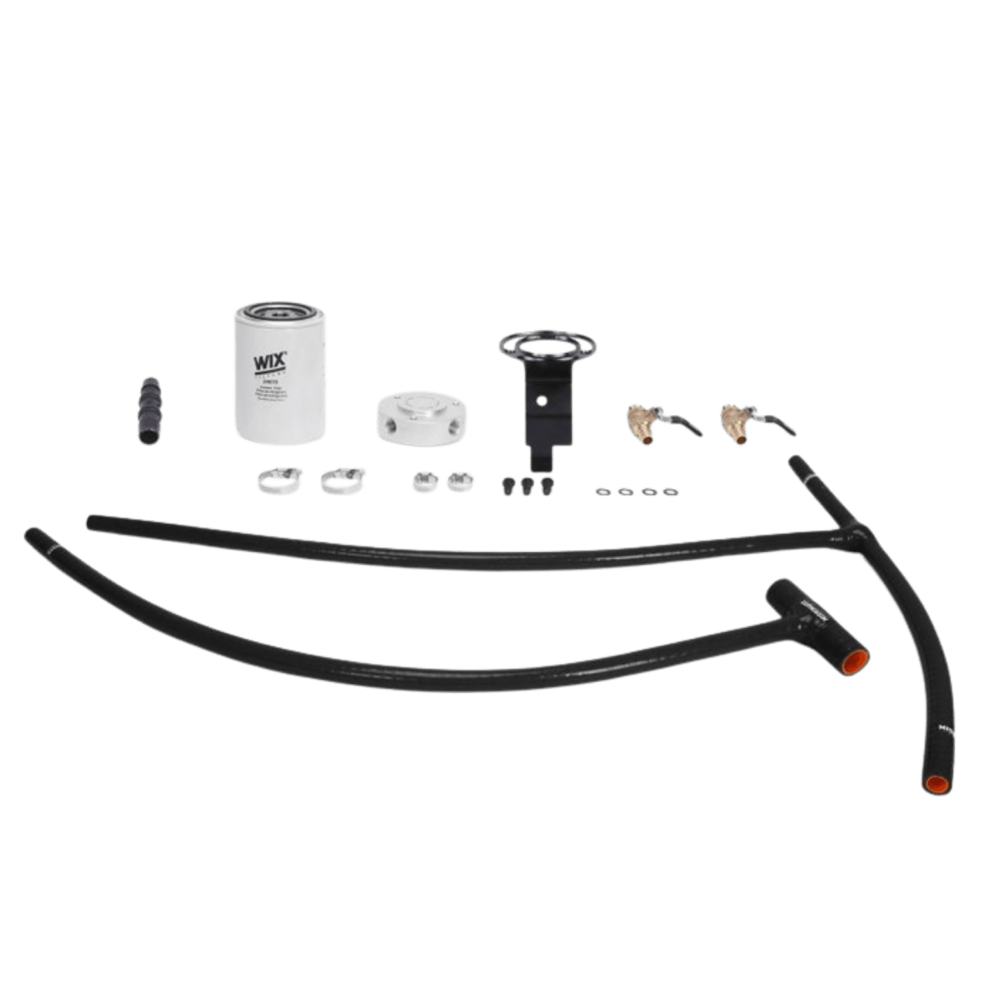 mmcfk-f2d-03bk_1_2_vilwqcpgdzo4us8e Mishimoto 6.0L Coolant Filter Kit Black (MMCFK-F2D-03BK) fits 2003-2007 Powerstroke 6.0L - Image 1