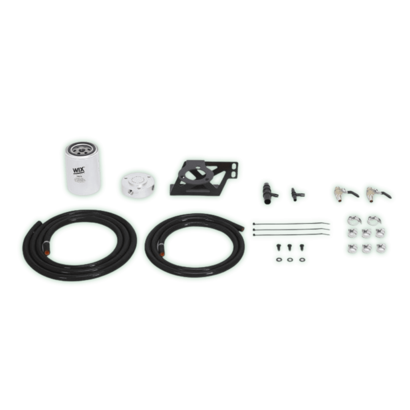 mmcfk-f2d-08bk_1_d45u5puwy5qevlxo Mishimoto 6.4L Coolant Filter Kit Black (MMCFK-F2D-08BK) fits 2008-2010 Powerstroke 6.4L - Image 1