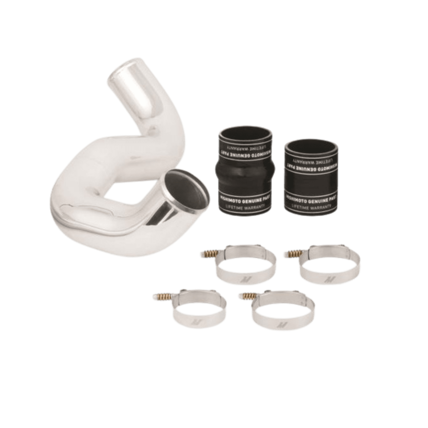 mmicp-f2d-03cbk_1_4_ns9vwd1xpl4b0gji Mishimoto Cold-Side Intercooler Pipe and Boot Kit Black (MMICP-F2D-03CBK) fits 2003-2007 Powerstroke 6.0L - Image 1