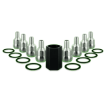 Mishimoto oil rail ball tubes MMOR-F2D-03 for 6.0 Powerstroke high pressure oil system upgrade