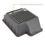 Aluminum Transmission Pan (MMTP-F2D-89) Fits Ford E4OD/4R100/5R110 Transmissions - Image 2