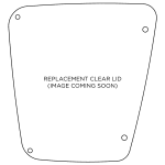 S&B Replacement Clear Lid (AM0431-00) for Cold Air Intake 75-5085-1