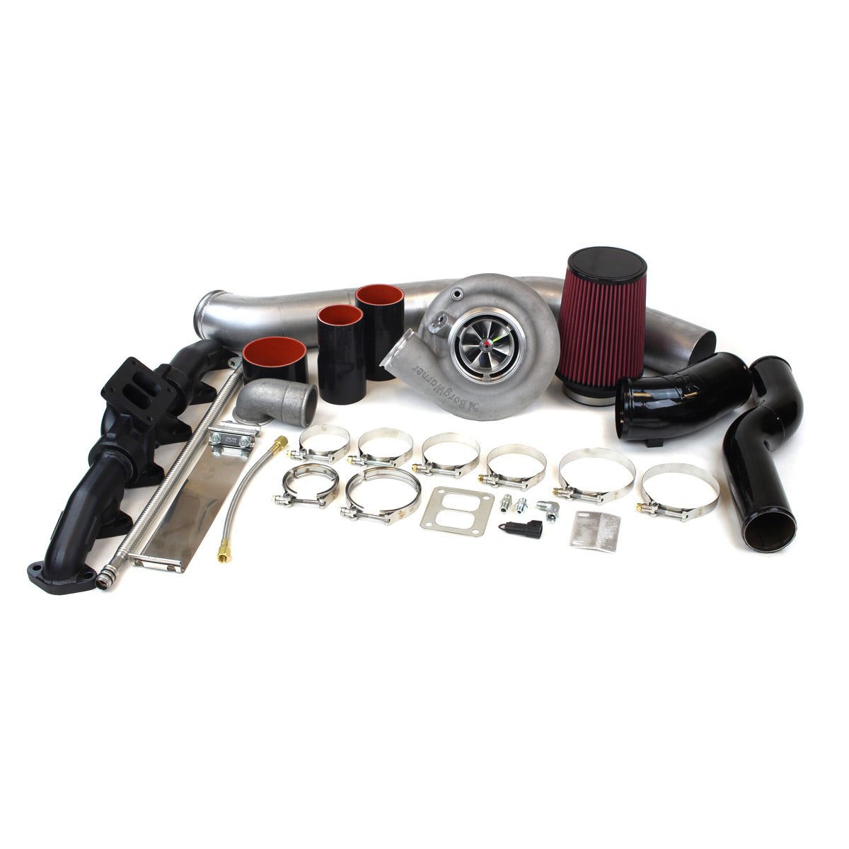 2003-2007 5.9L Cummins S300 SX-E 62 68 With .91 A R Single Turbo Kit (227432) - Image 1