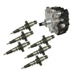 BD Diesel Performance CR Pump & Injectors Package Stage 1 (1051505) for 2004.5-2007 Cummins 5.9L