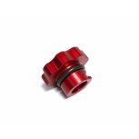 Fleece Performance Billet Oil Cap Red (FPE-DMAX-OC-RED) for 2001-2016 Duramax LB7 / LLY / LBZ - Image 2